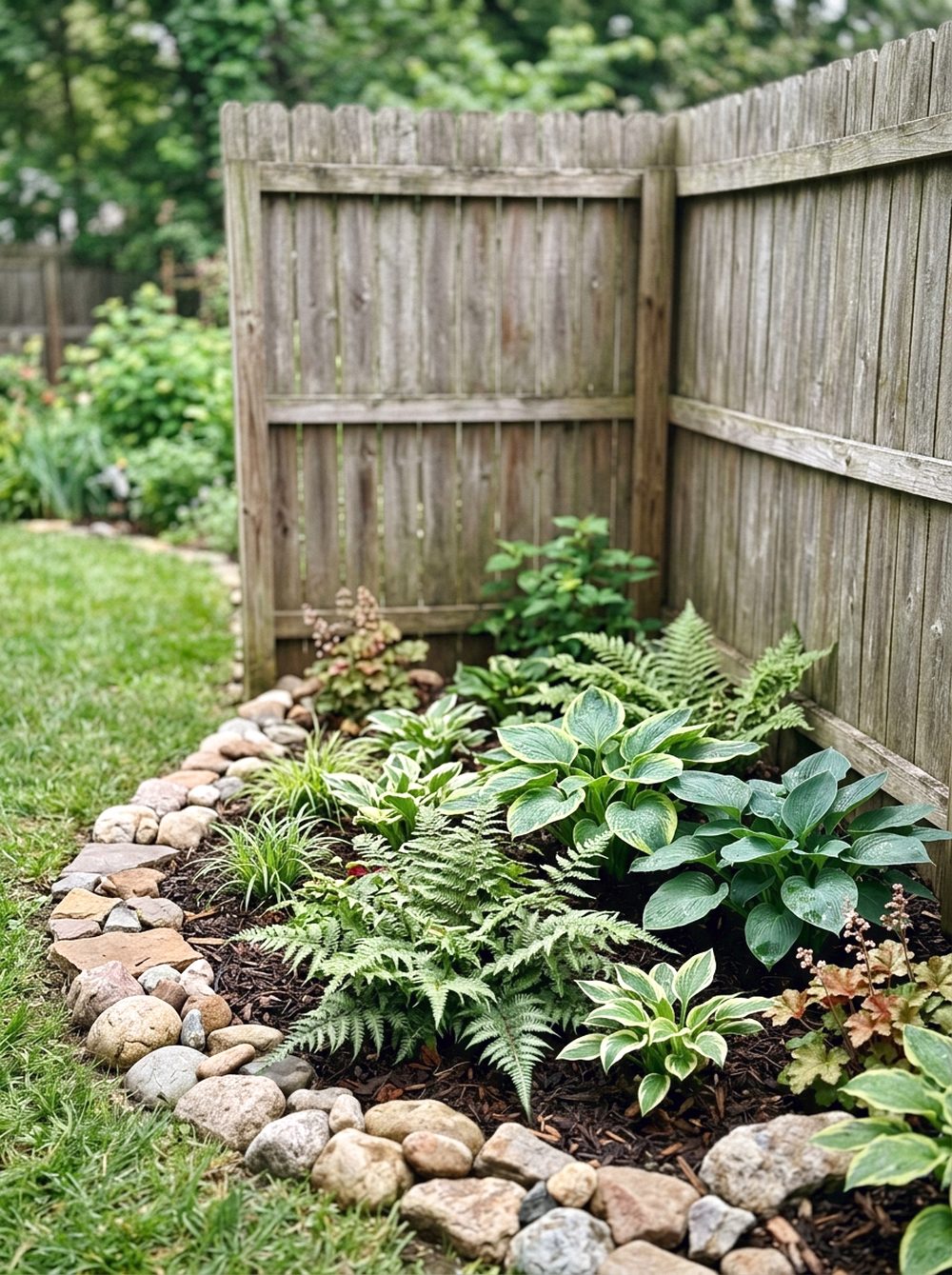 Corner Rain Garden