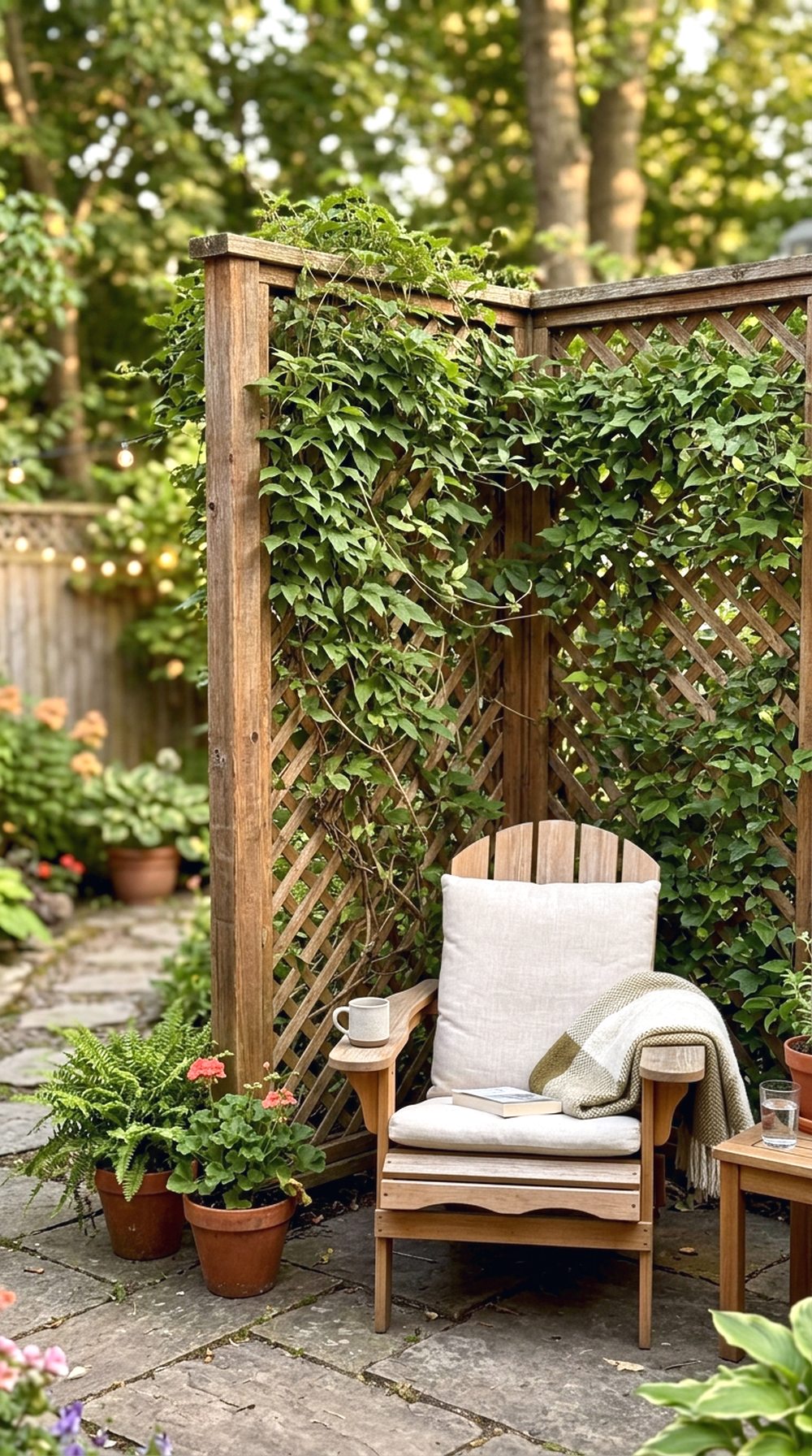 Corner Trellis Screen