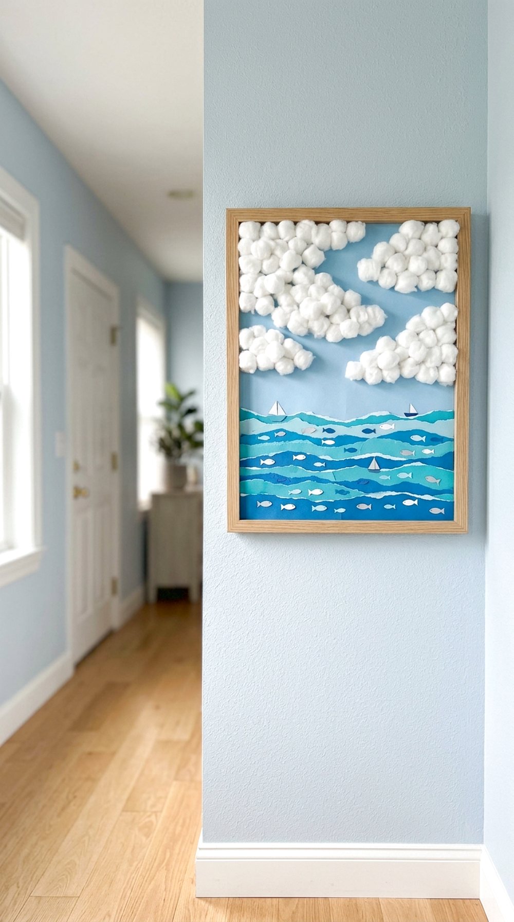 Cotton Ball Ocean Clouds