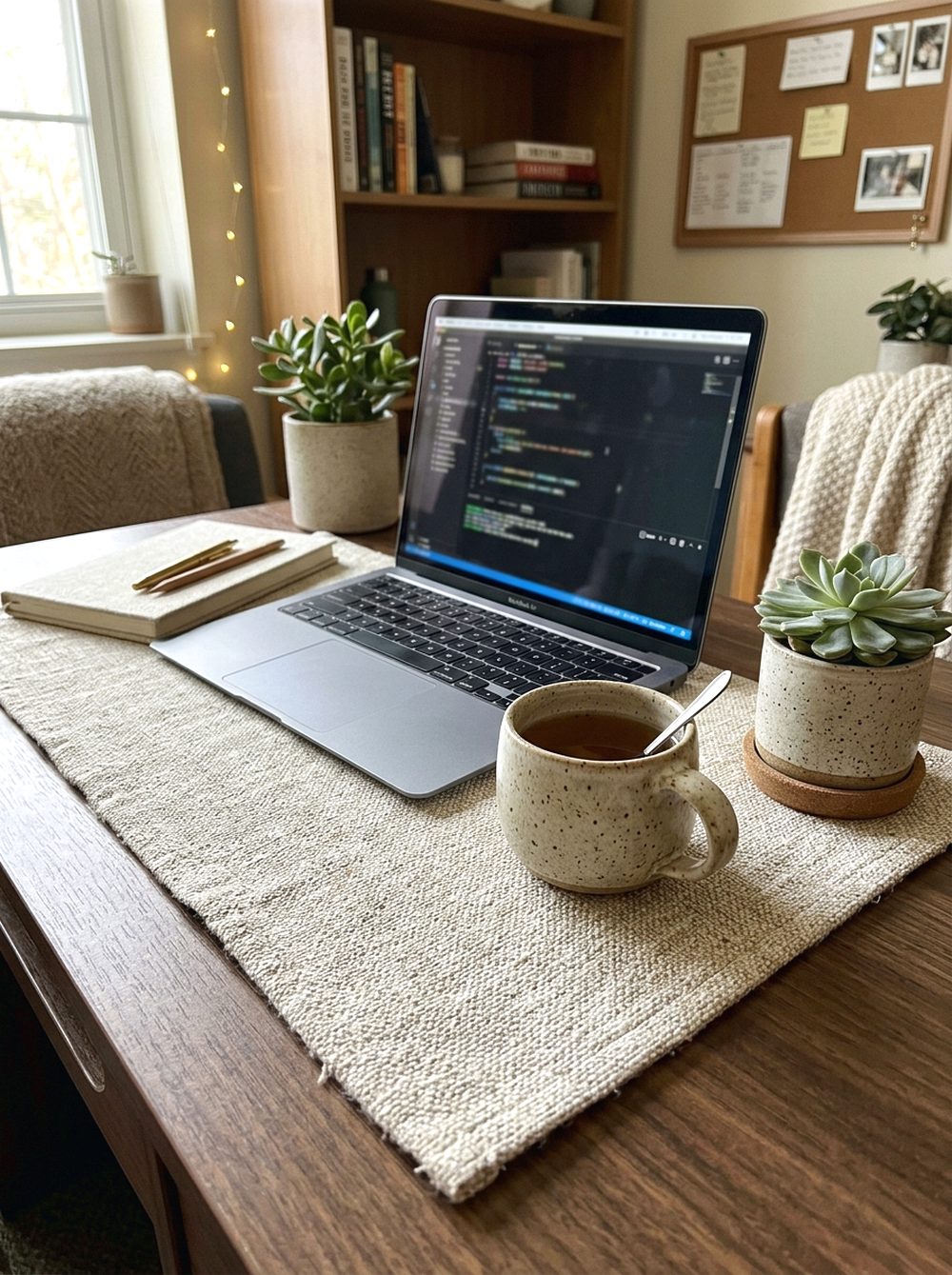 Cozy Desk Mat Setup
