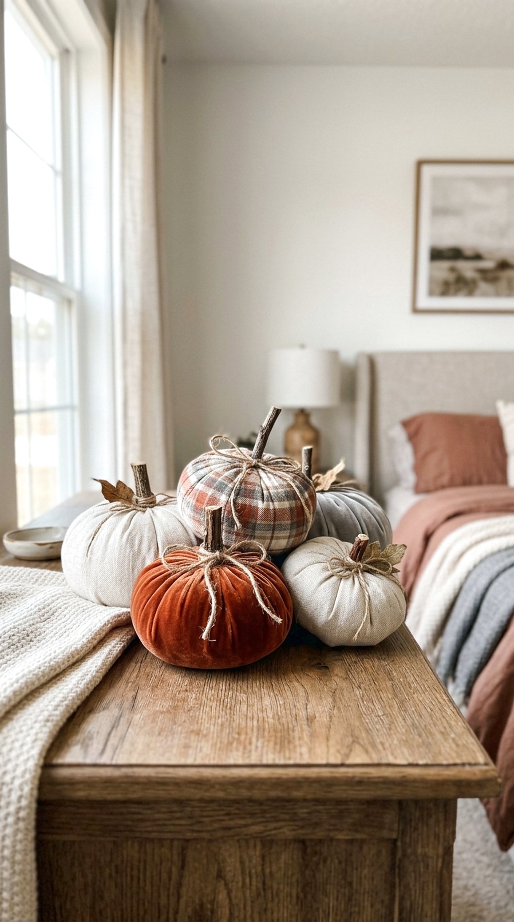 Cozy Fabric Pumpkins