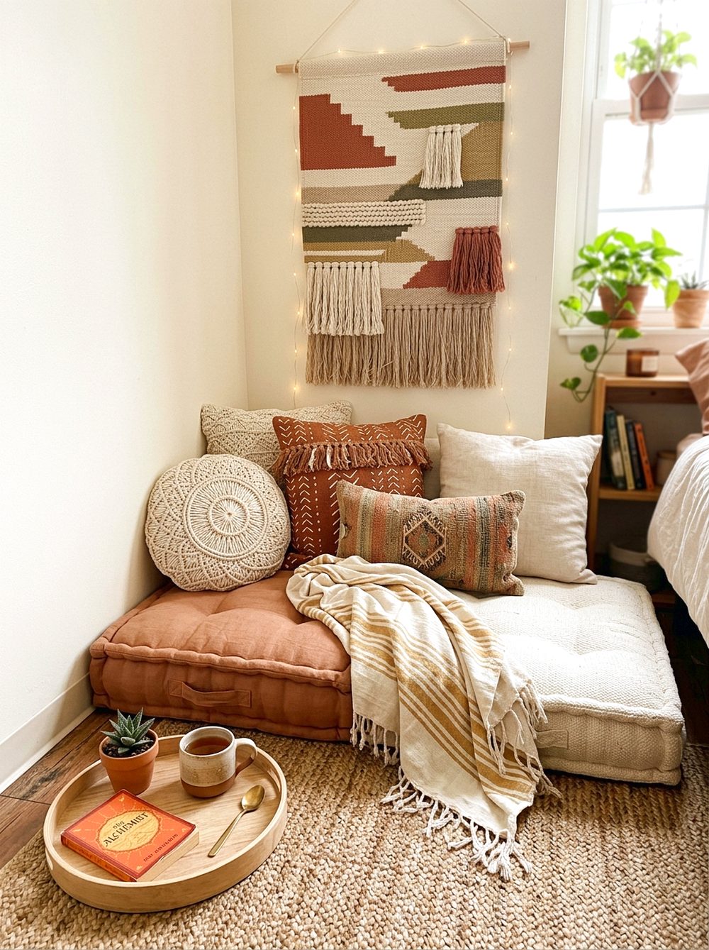 Cozy Floor Cushion Corner