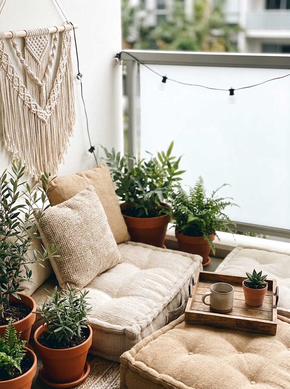 Cozy Floor Cushion Garden Nook