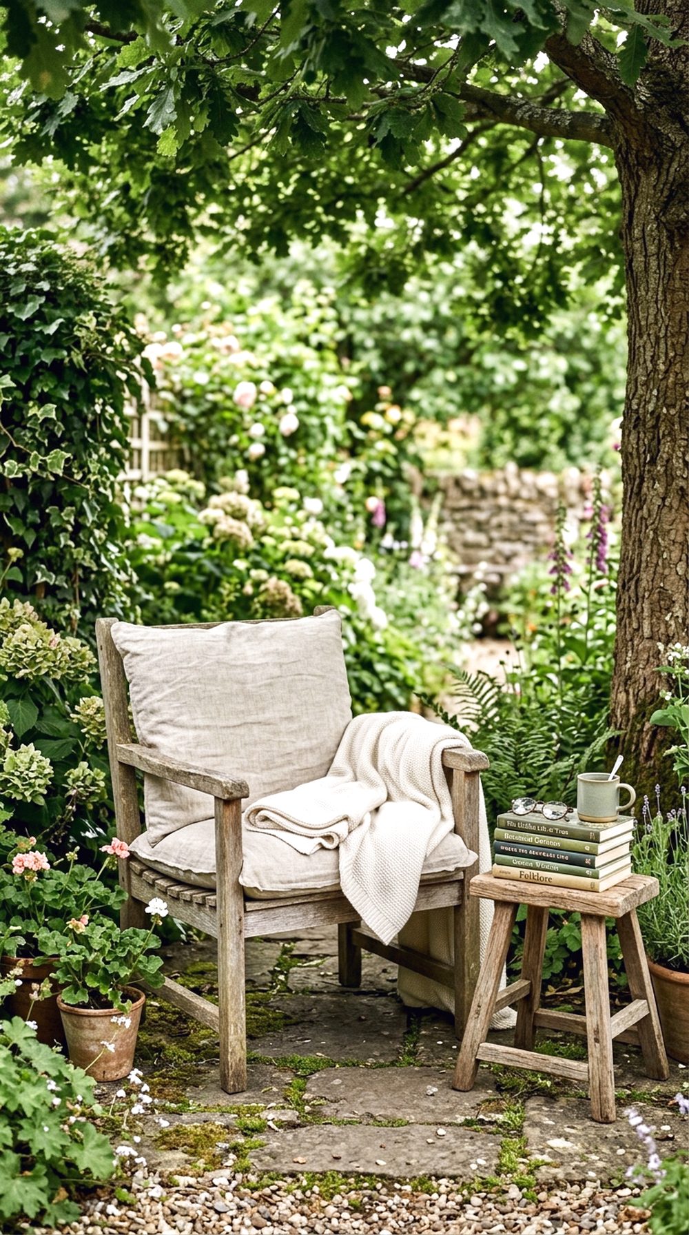 Cozy Garden Reading Nook