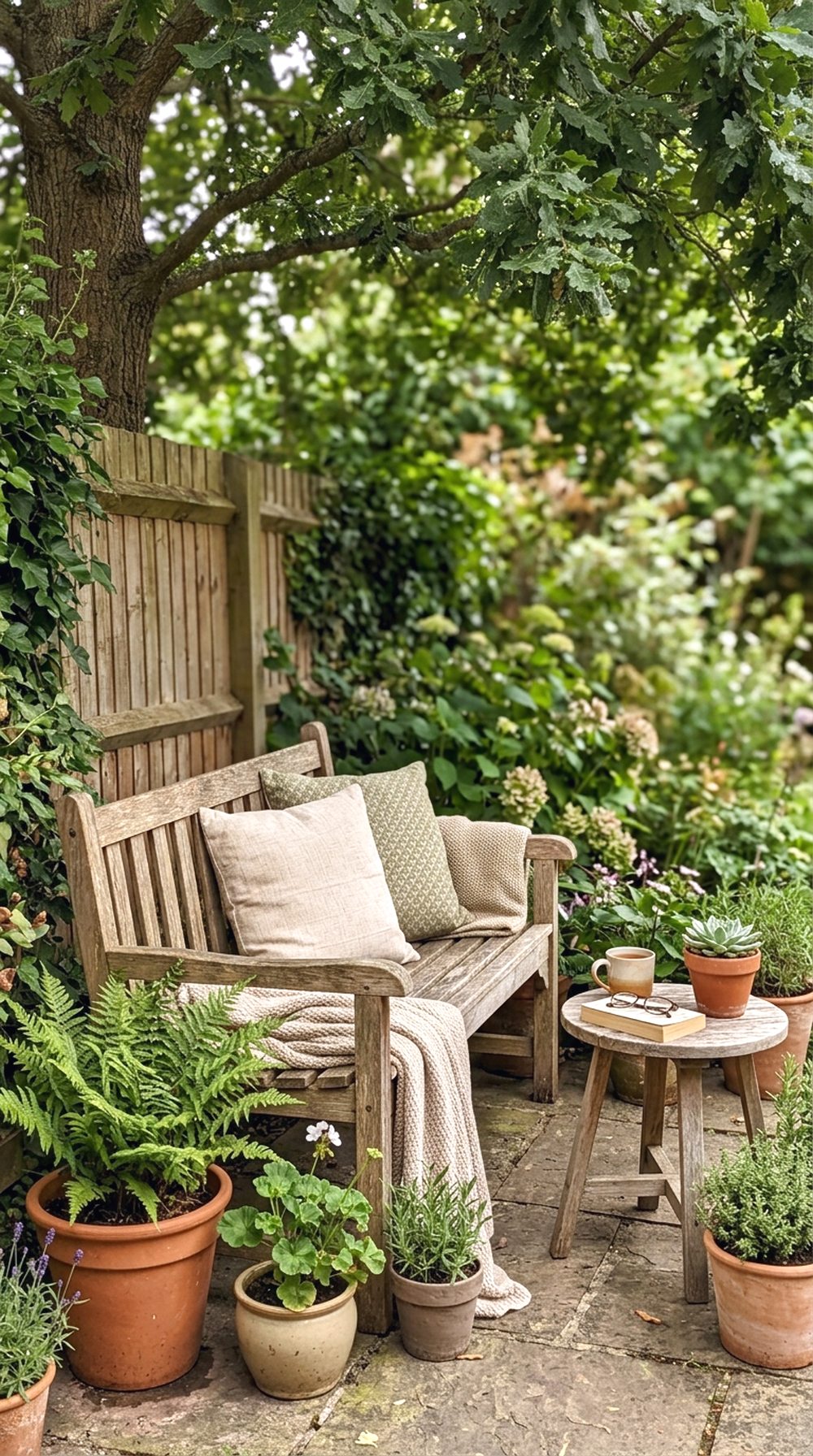 Cozy Garden Seating Corner