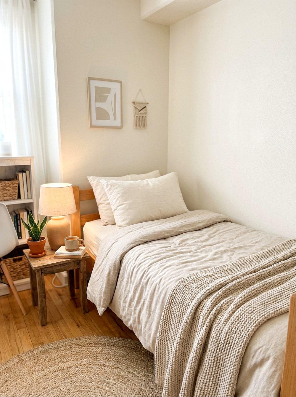 Cozy Neutral Dorm Theme