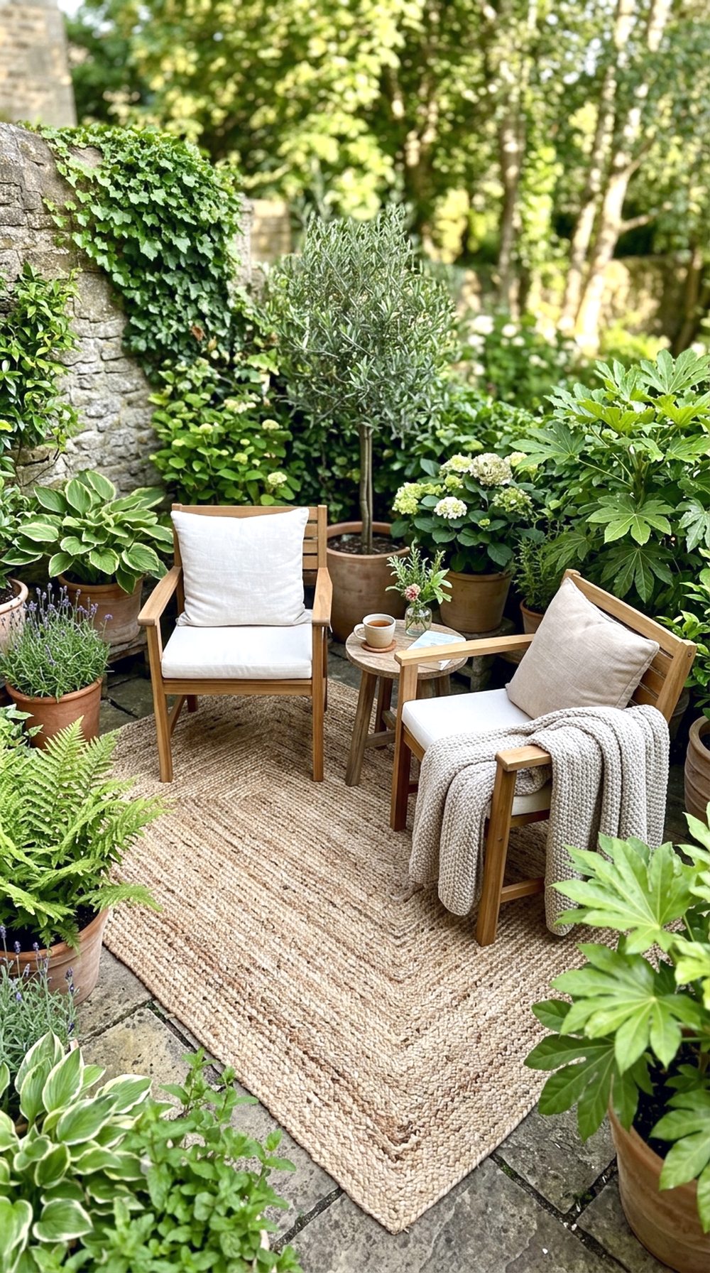 Cozy Outdoor Rug Nook