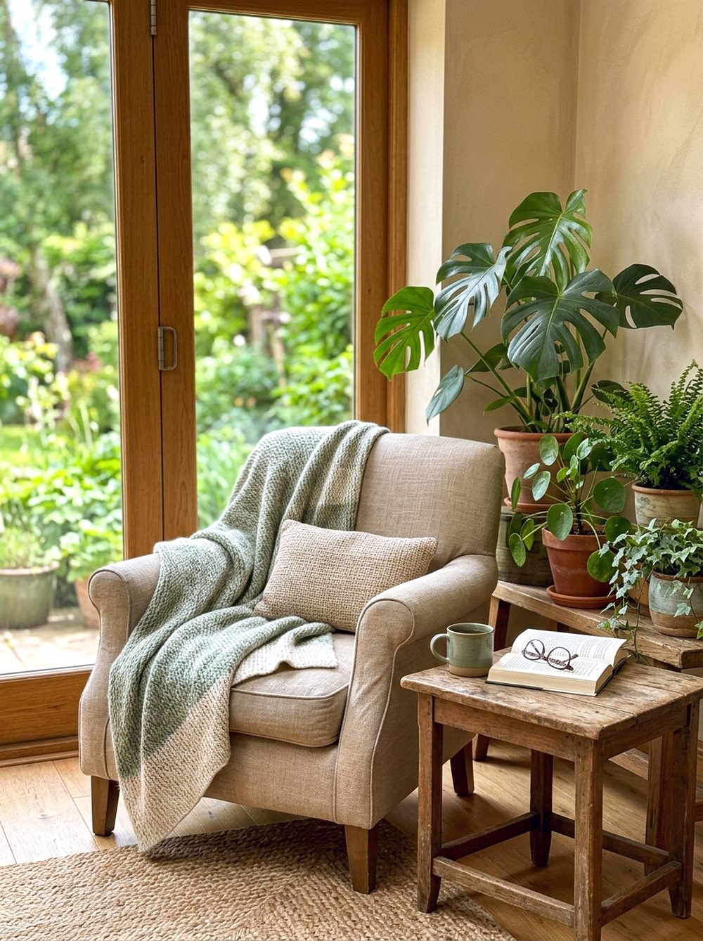 Cozy Reading Garden Room