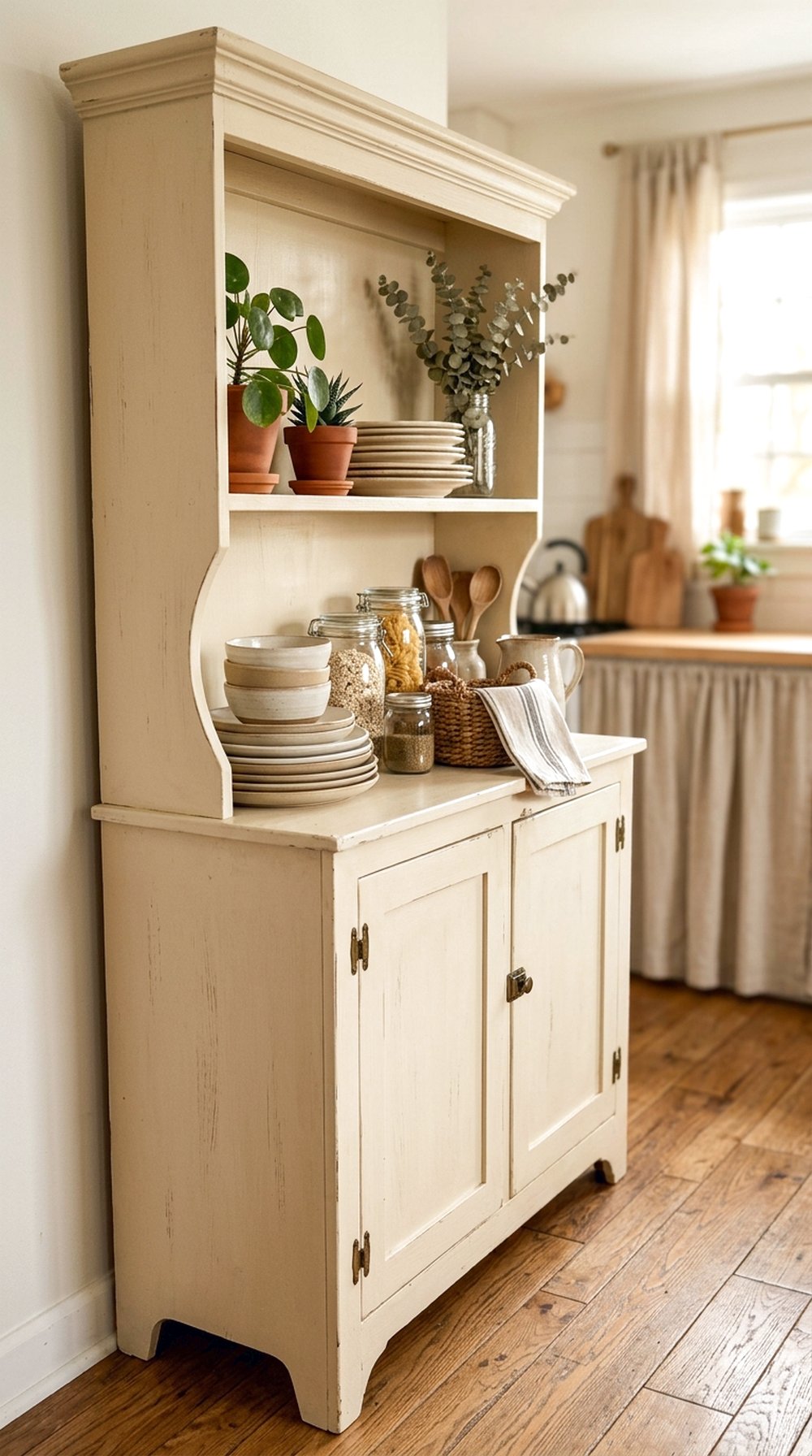 Cream Painted Hutch