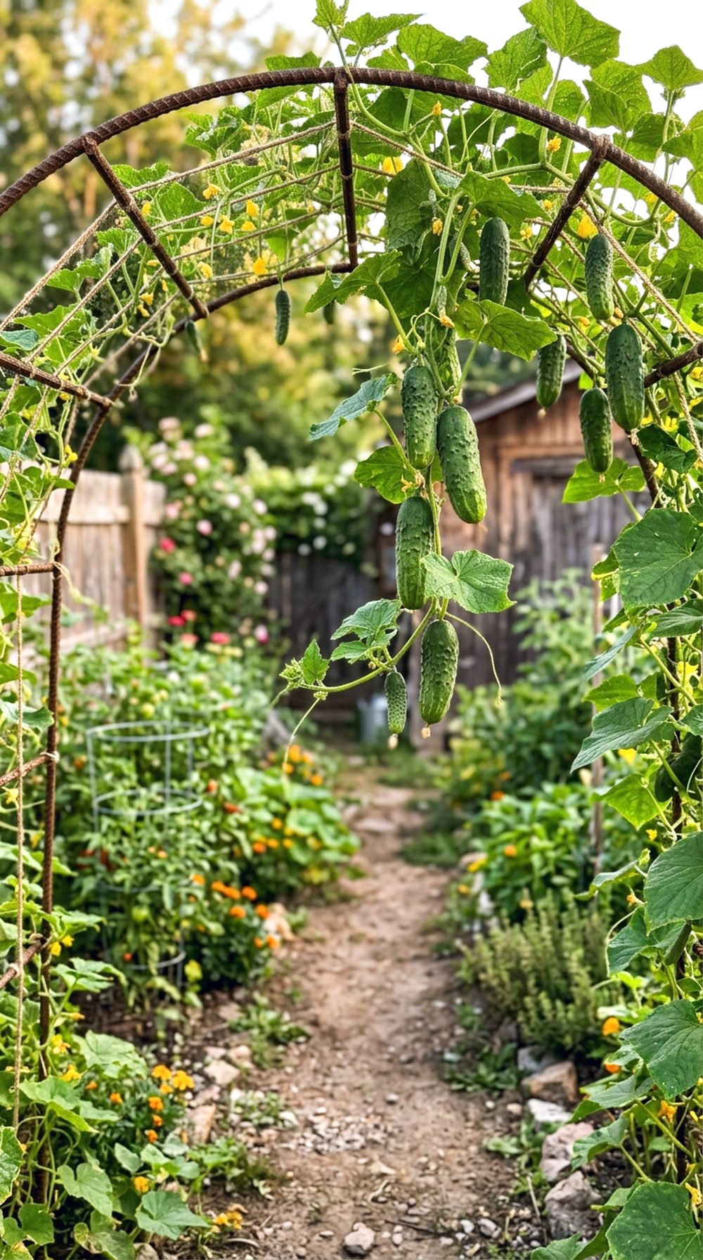 Cucumber Arch Walkway