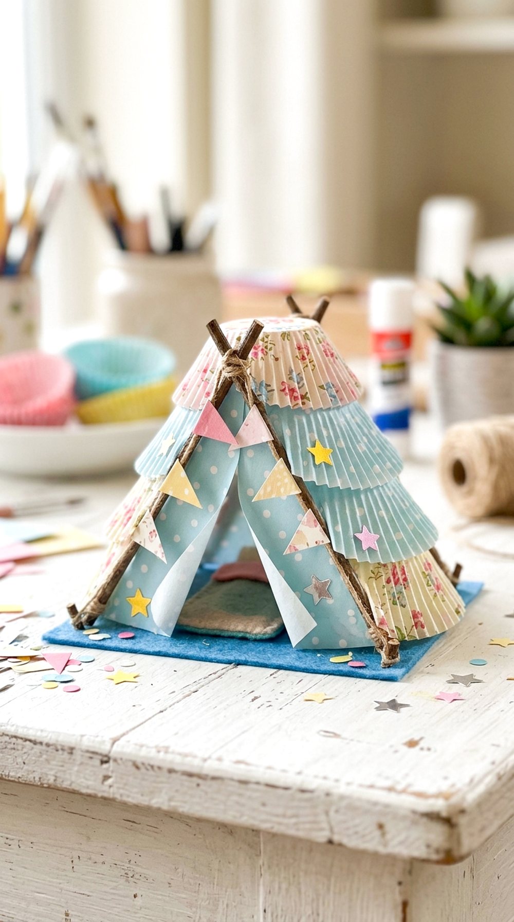Cupcake Liner Tent