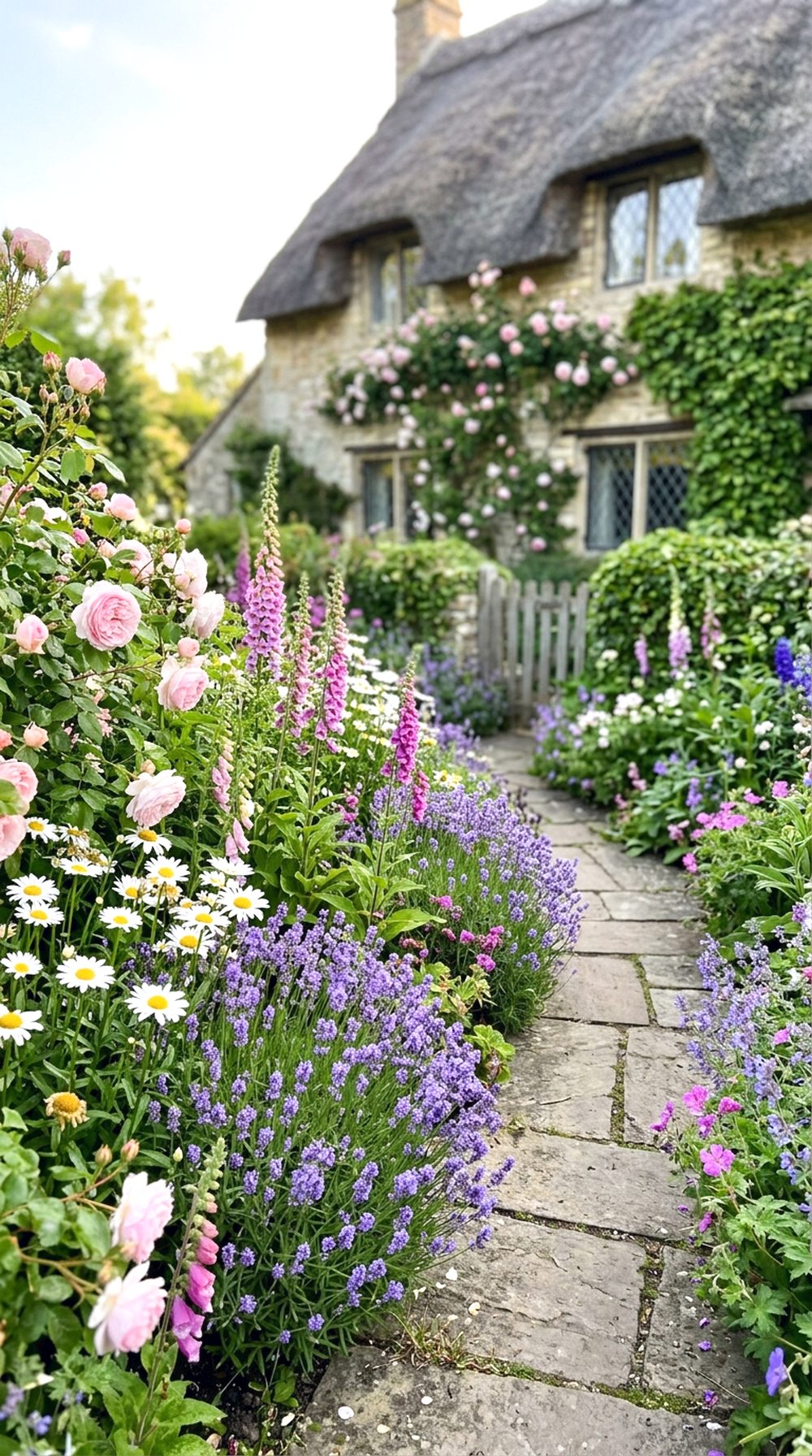 Curved Flower Border