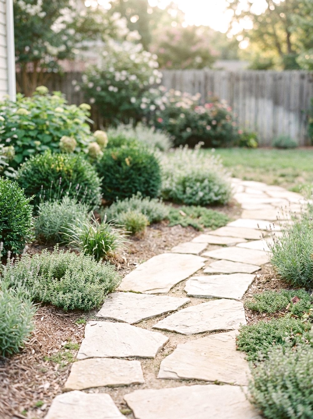 Curved Stone Path