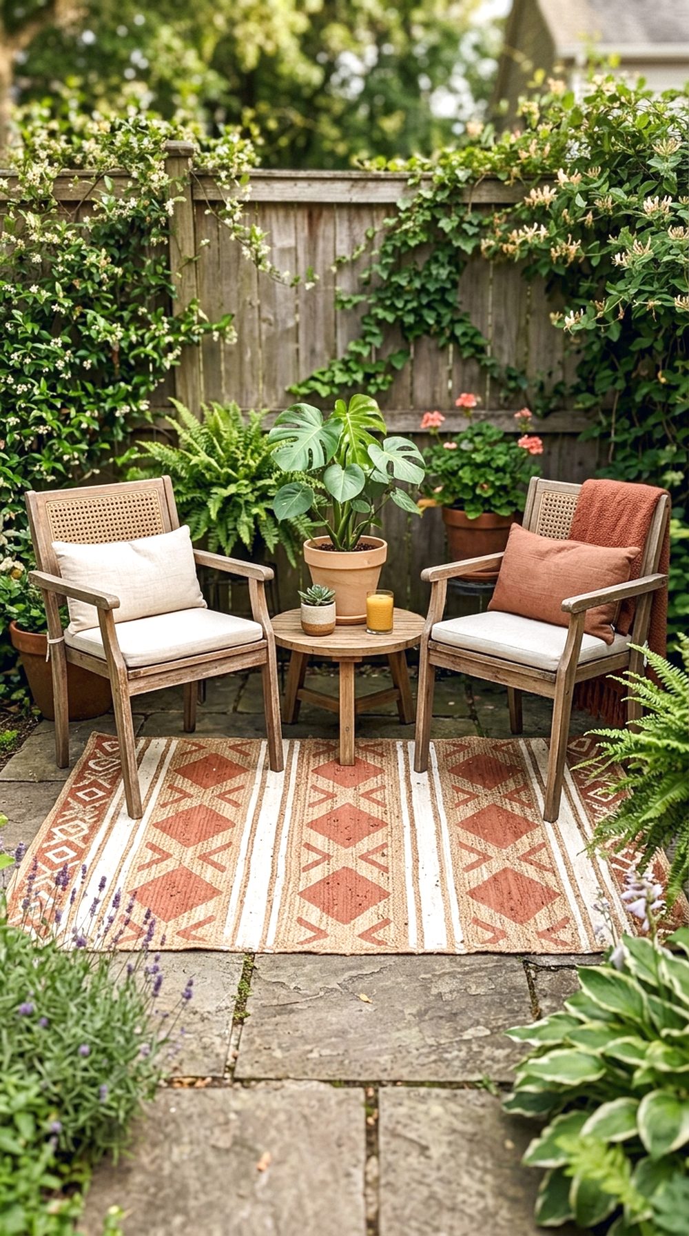DIY Outdoor Rug Patio