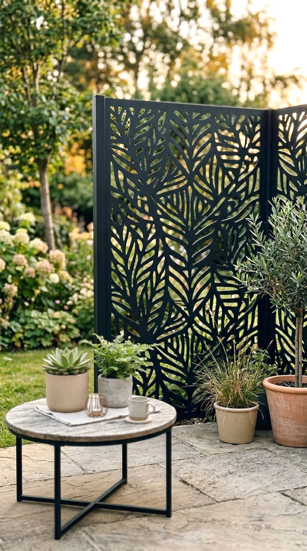 Decorative Metal Panel Screen