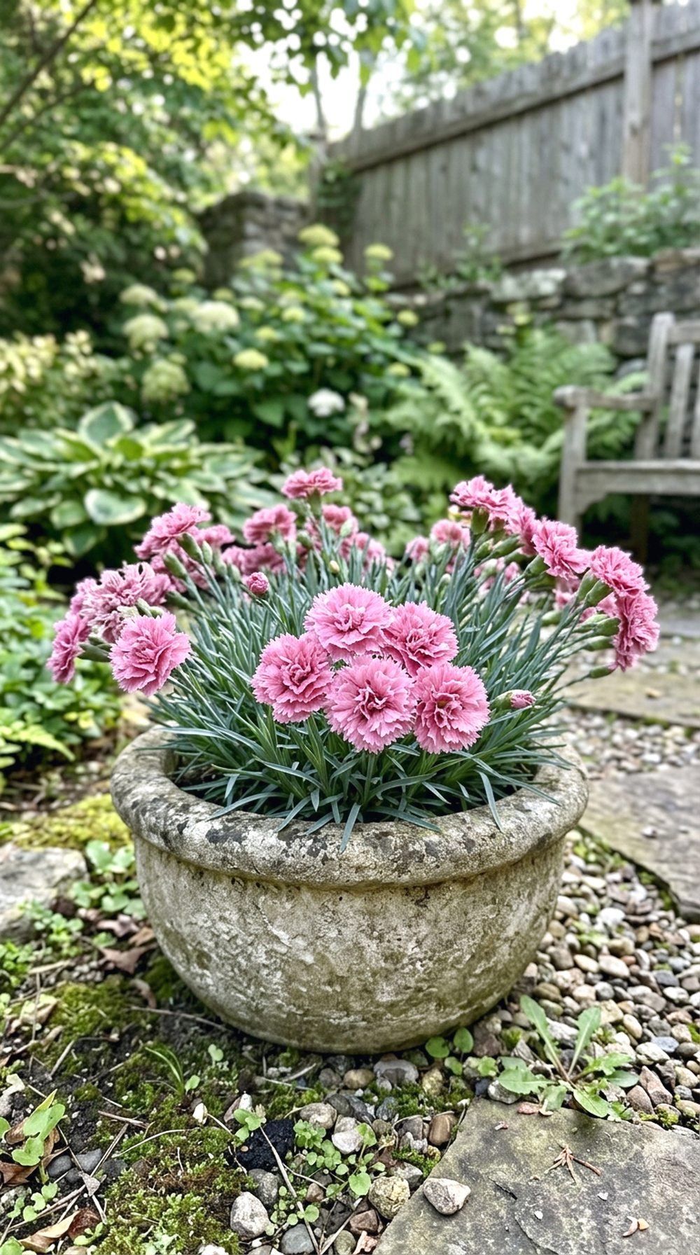 Dianthus Garden Corner Pot