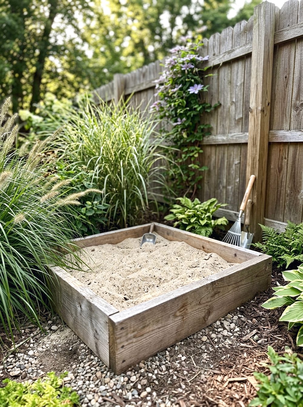 Digging Box Garden Corner