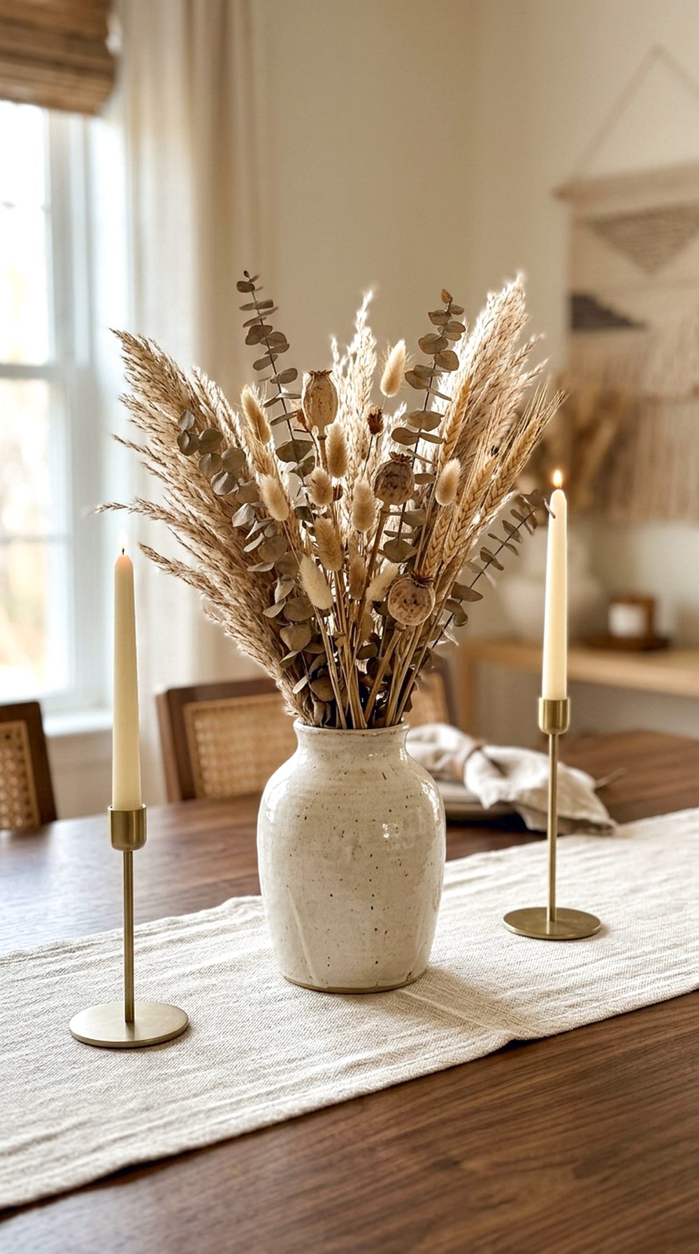 Dining Table Vase Display