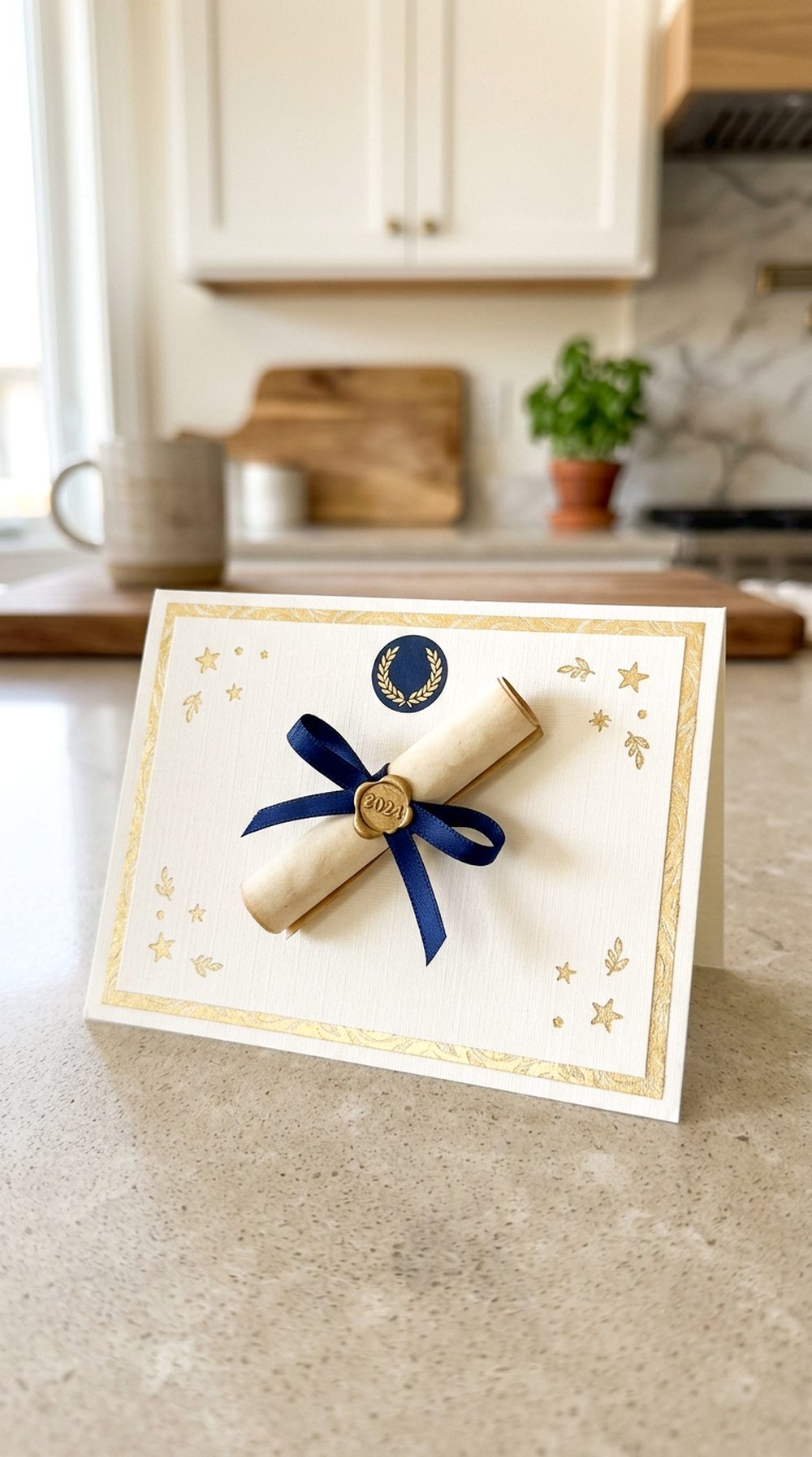 Diploma Scroll Card