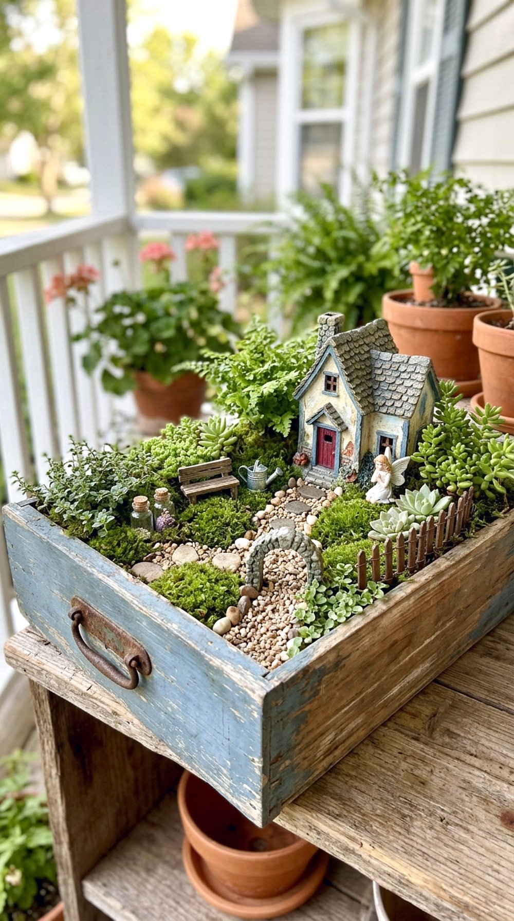 Drawer Fairy Garden