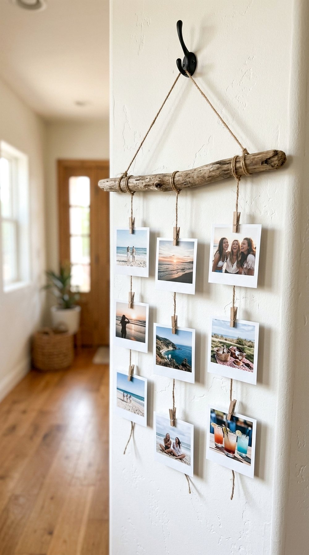 Driftwood Photo Hanger