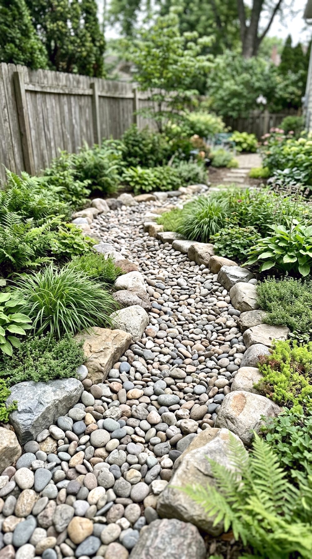 Dry River Rock Bed
