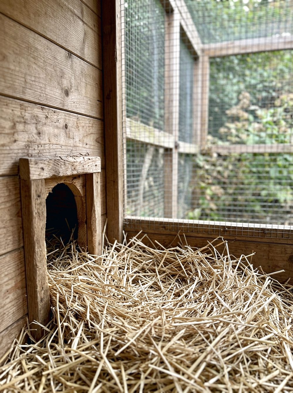 Duck Coop with Nesting Corner