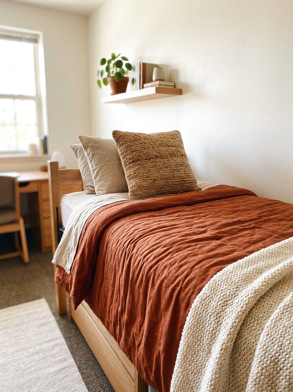 Earthy Terracotta Bedding