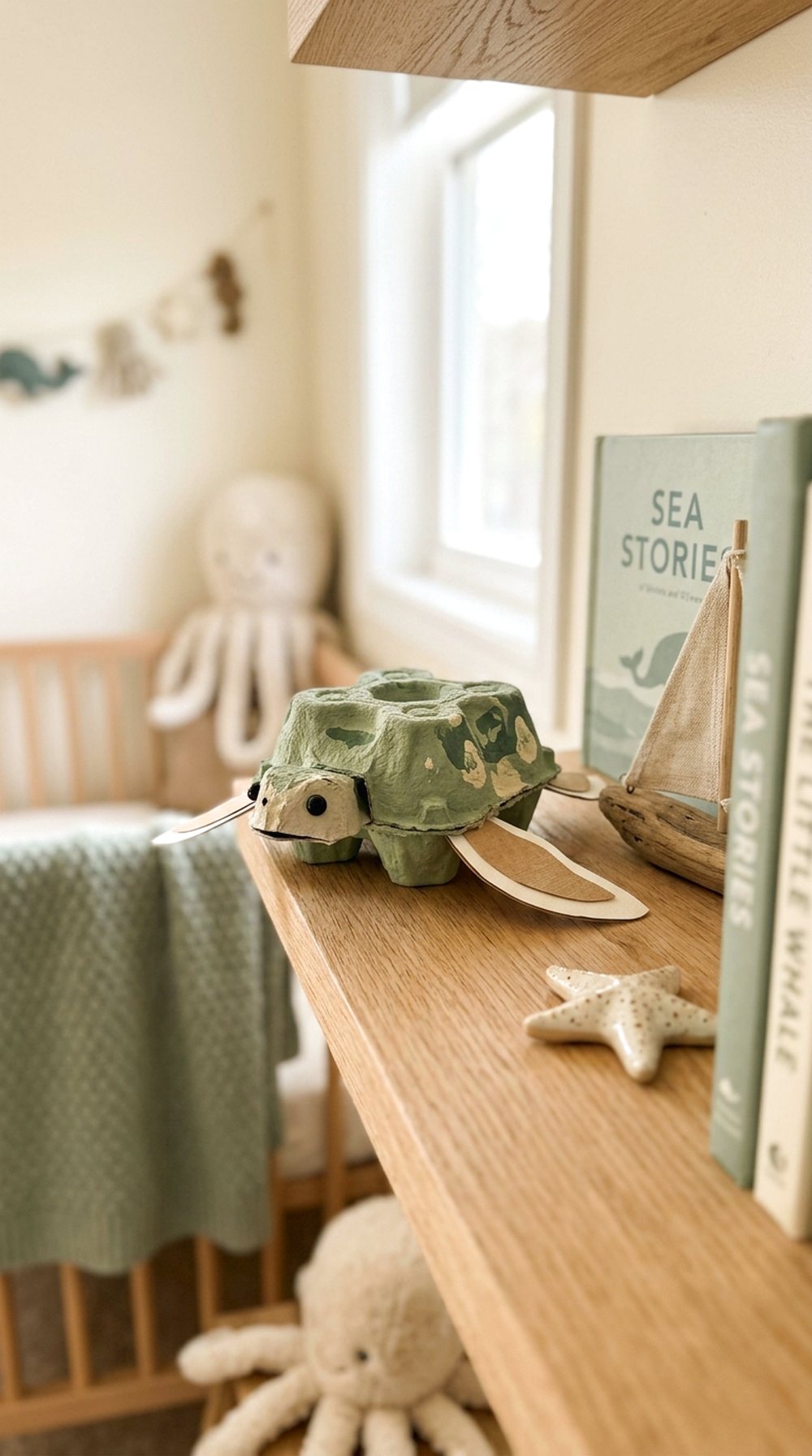 Egg Carton Sea Turtles