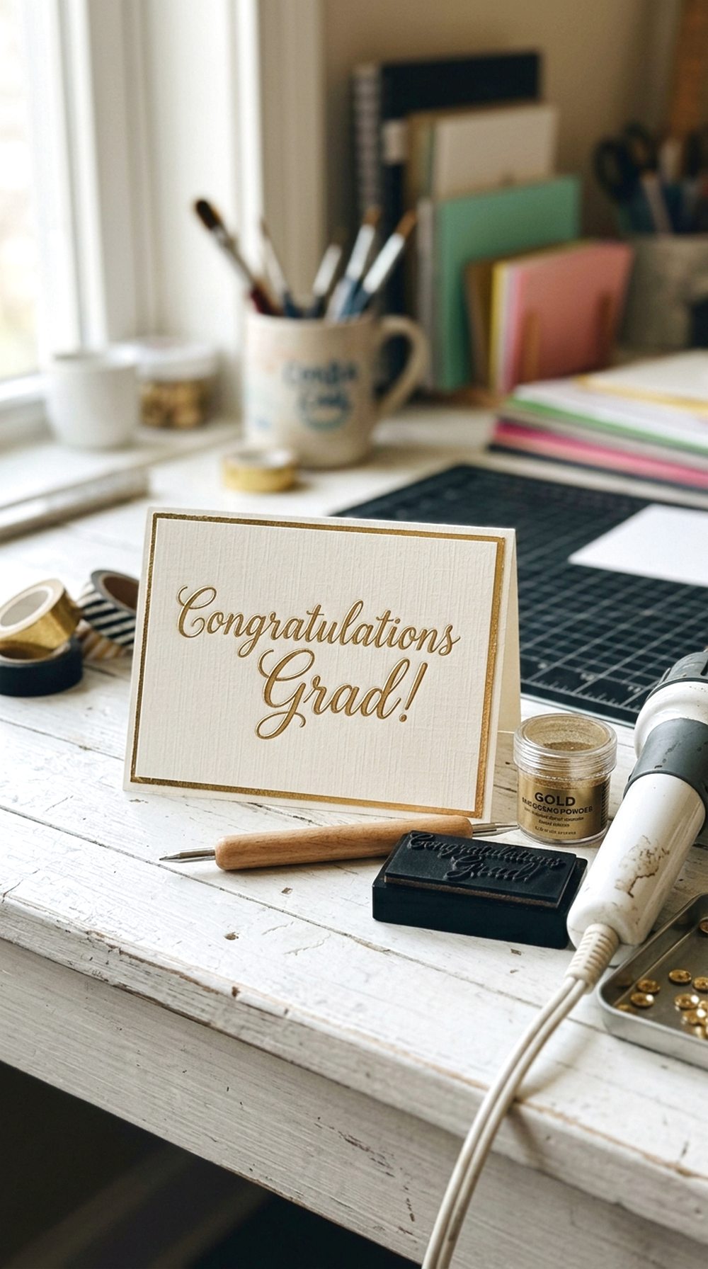 Embossed Lettering Card