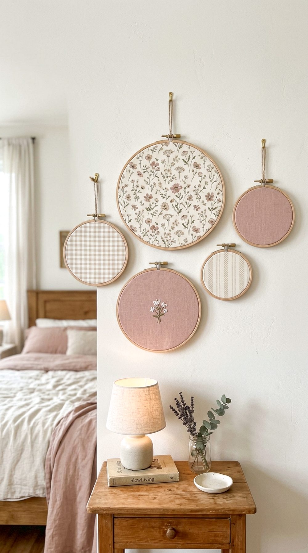 Fabric Hoop Wall Art