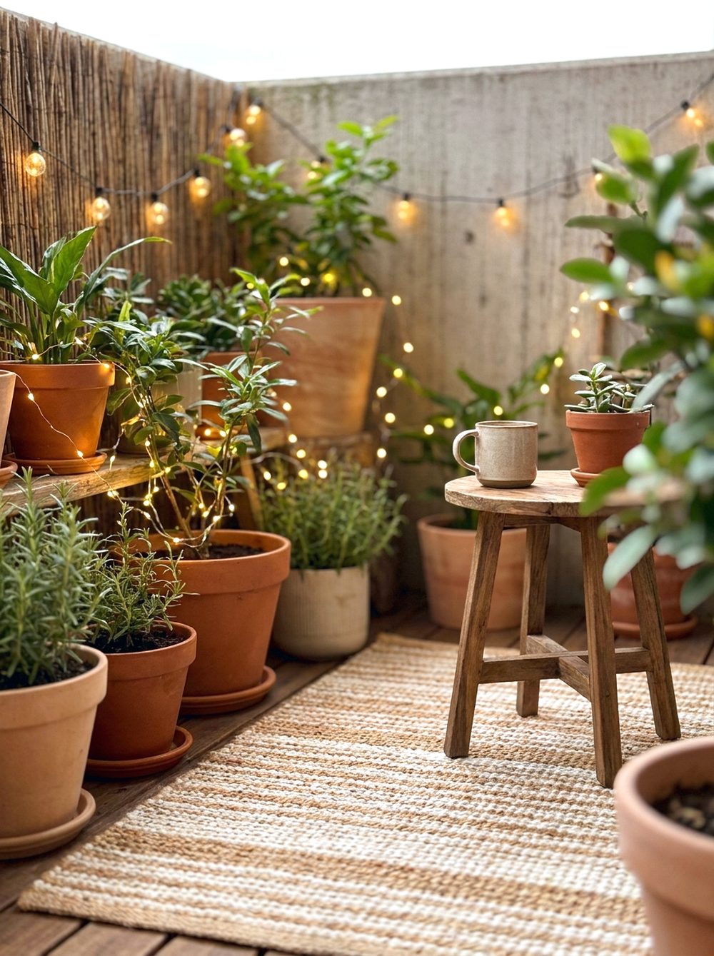 Fairy Light Plant Corner]