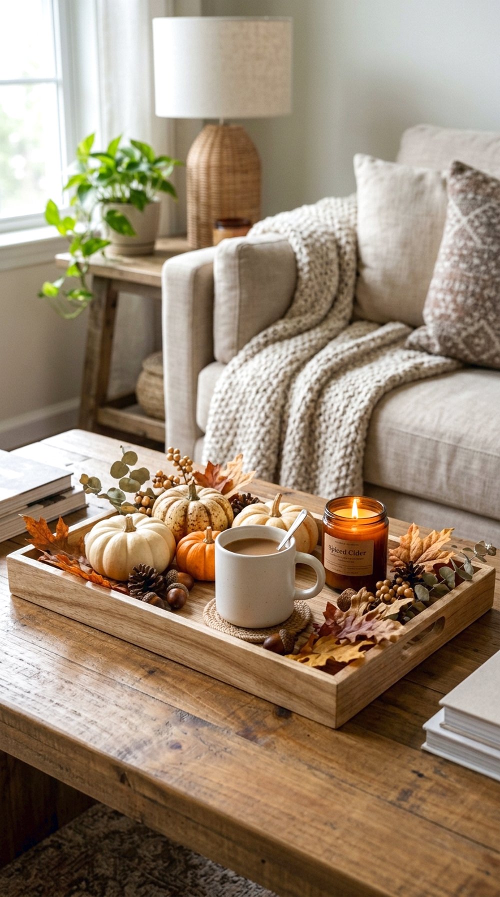 Fall Tray Display