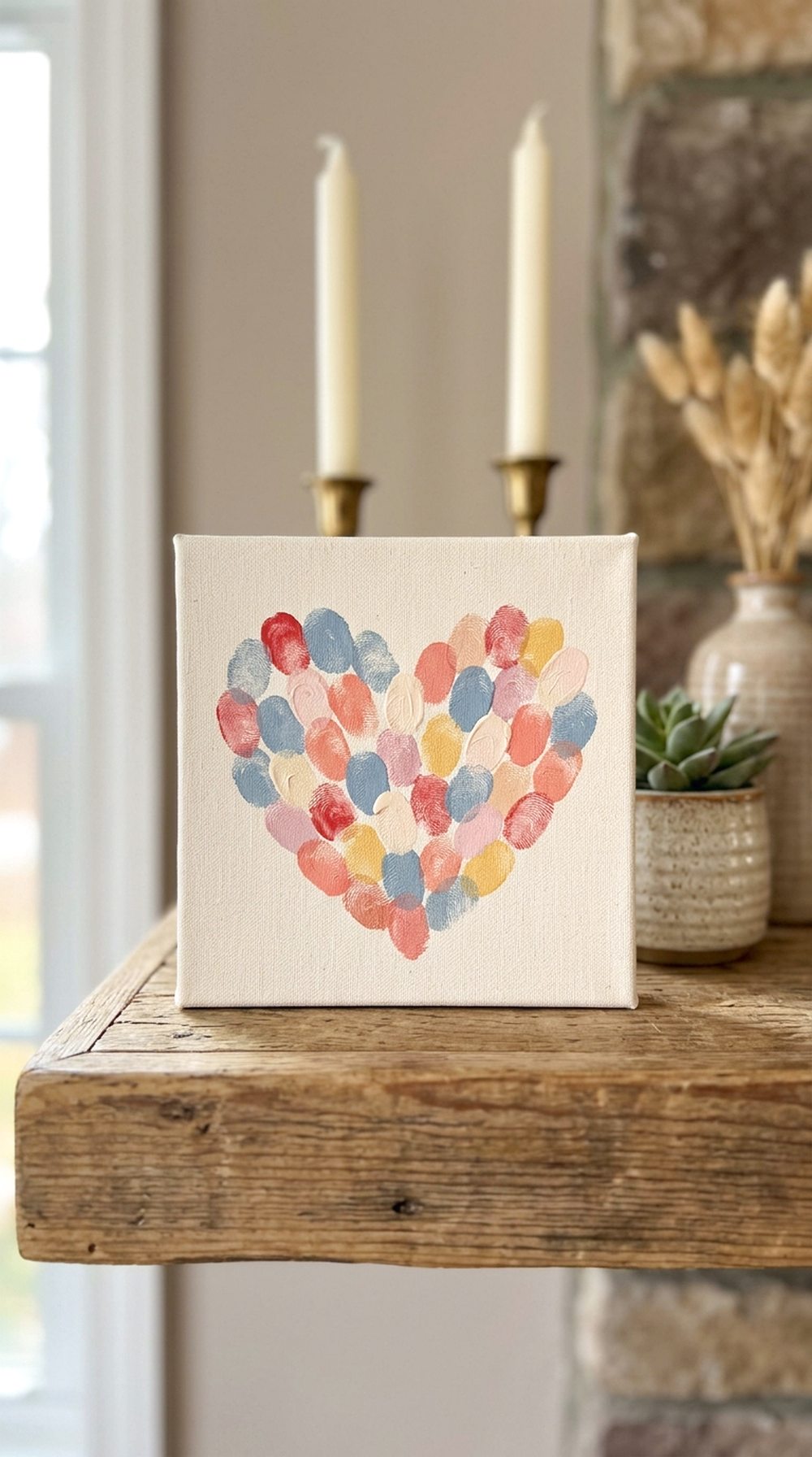 Fingerprint Heart Art