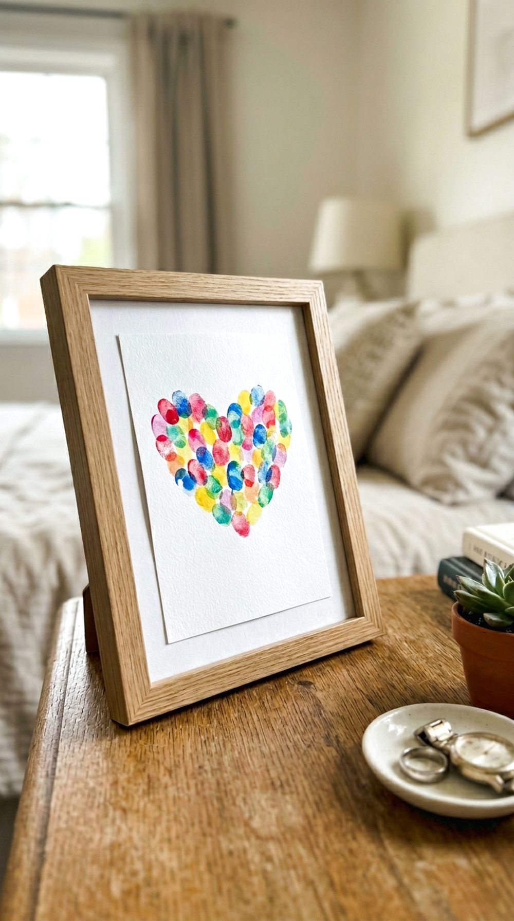 Fingerprint Heart Art