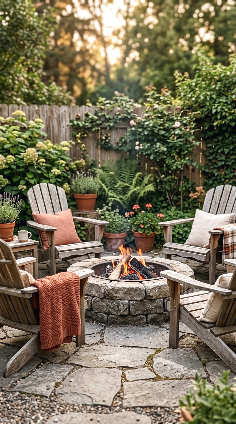 Fire Pit Seating Area