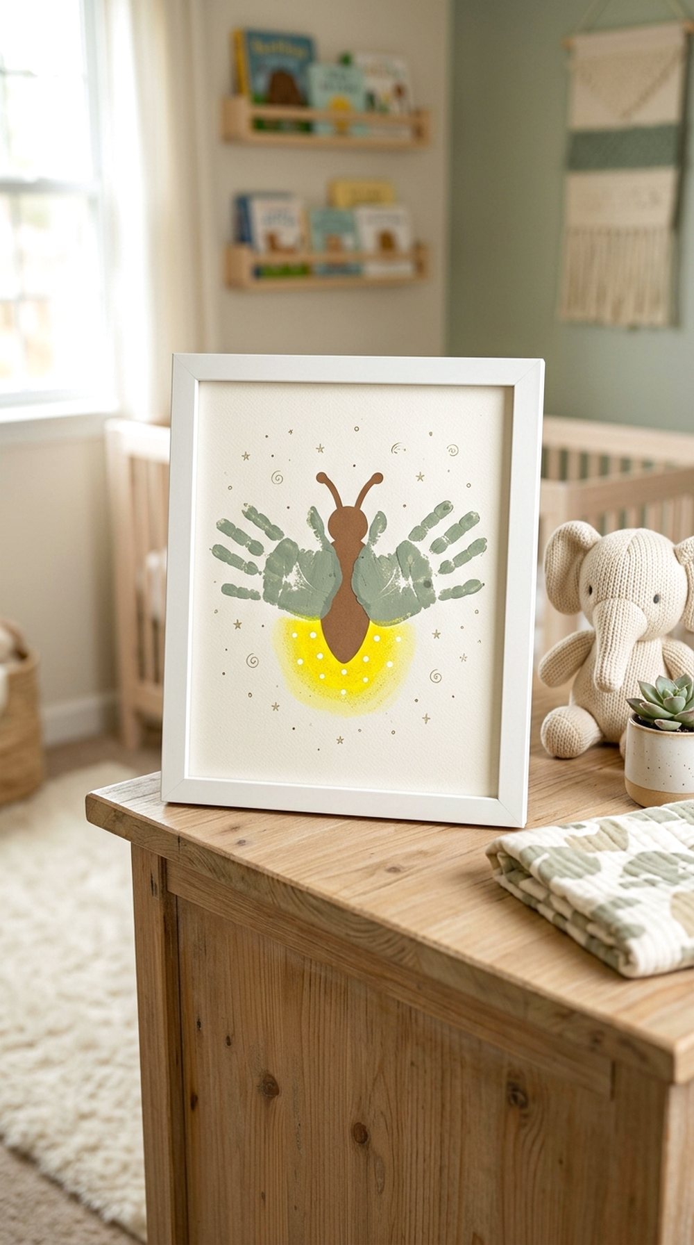 Firefly Handprint Art