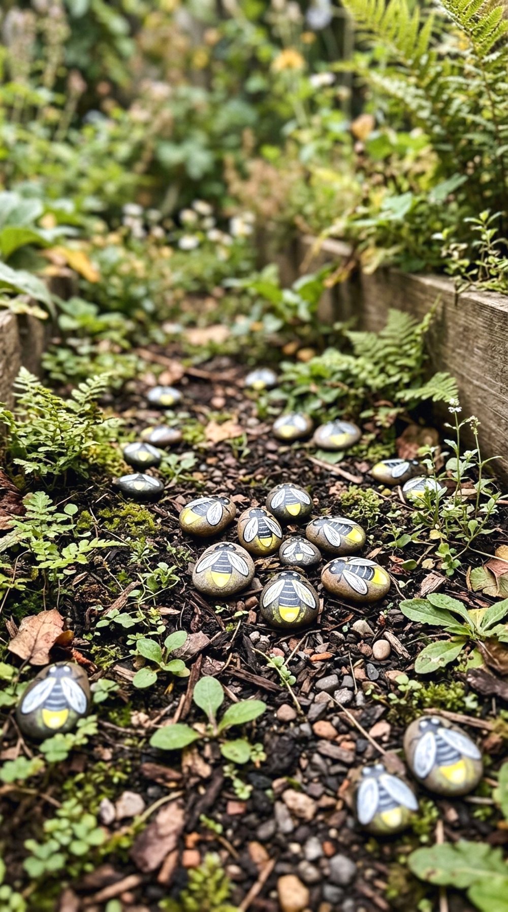 Firefly Rock Painting