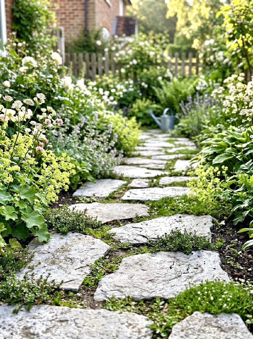 Flagstone Garden Path