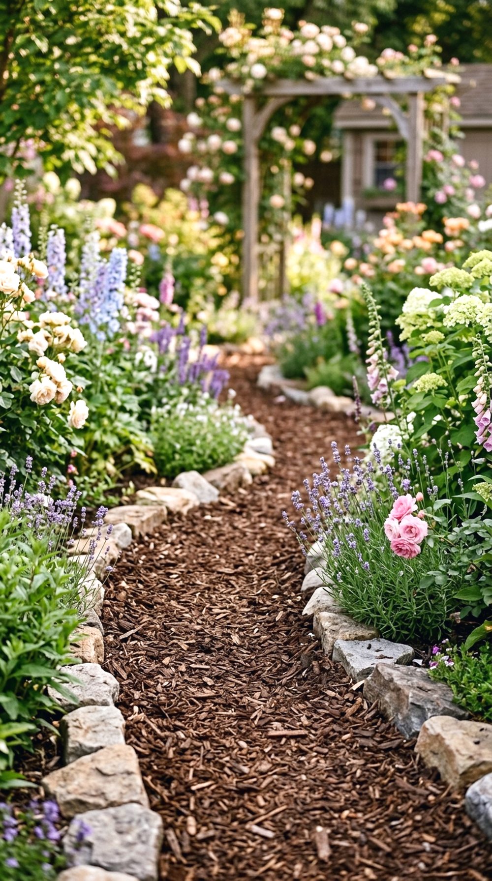 Flagstone Garden Walkway