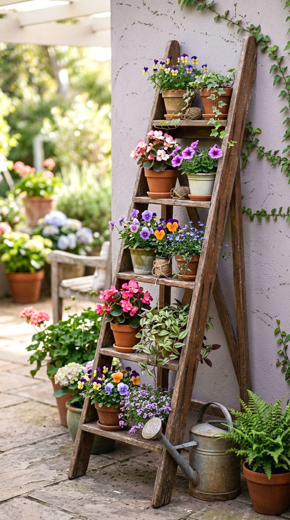 Flower Ladder Garden