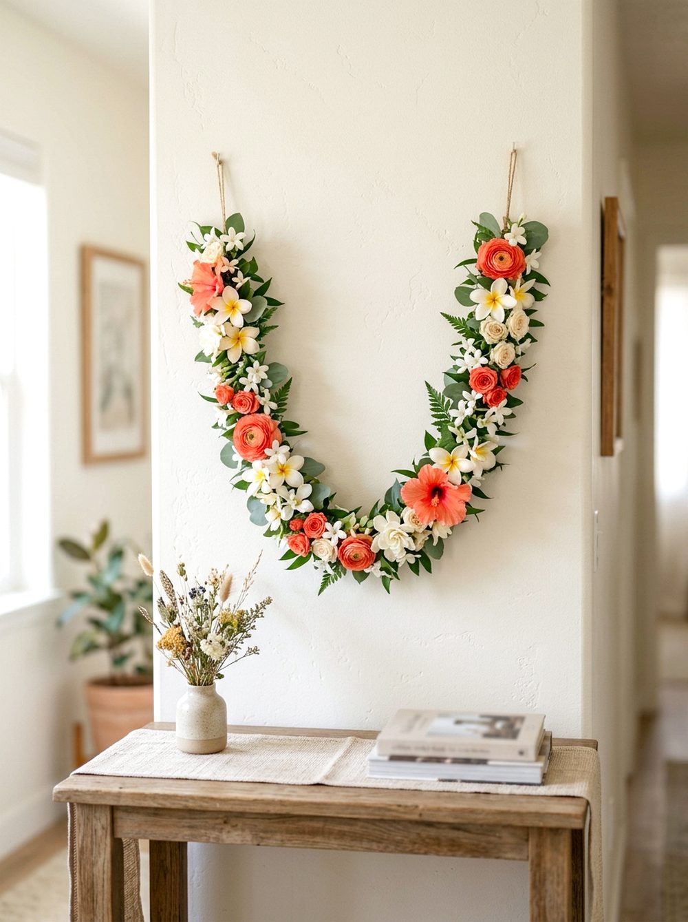 Flower Lei Wall Garland