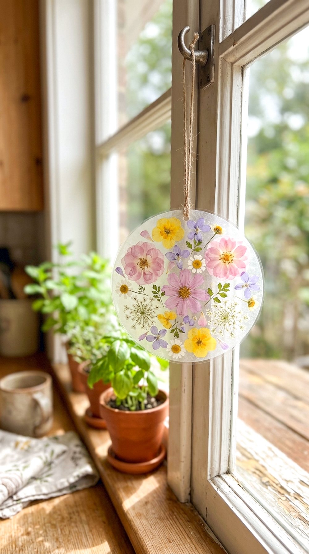 Flower Petal Sun Catcher