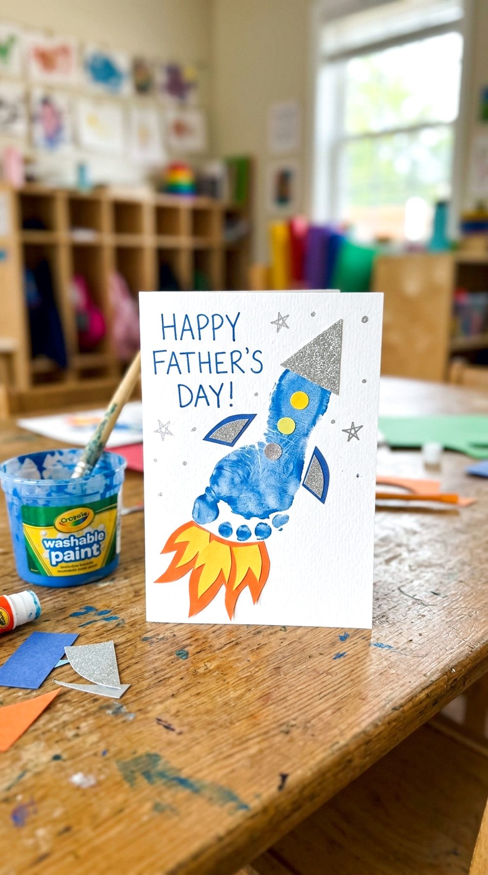 Footprint Rocket Card
