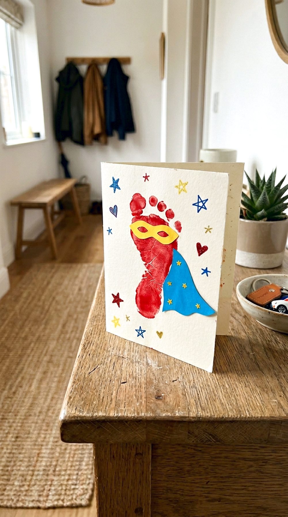 Footprint Superhero Card