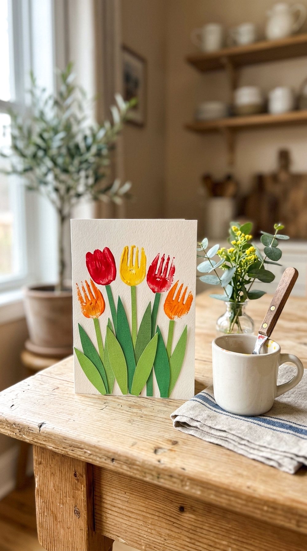 Fork Painted Tulips
