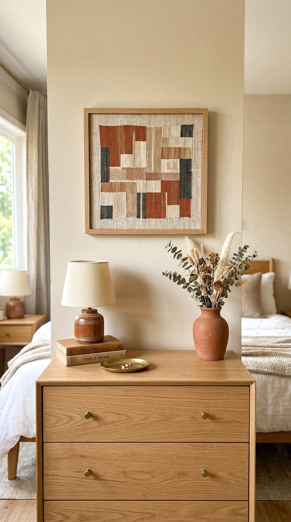 Framed Fabric Wall Art
