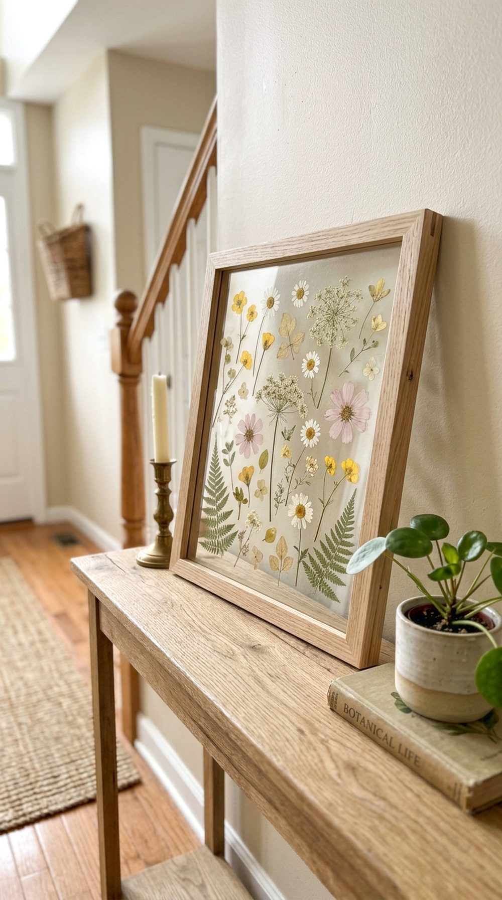 Framed Pressed Flower Art