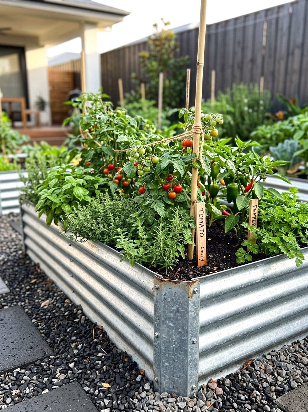 Galvanized Metal Raised Bed