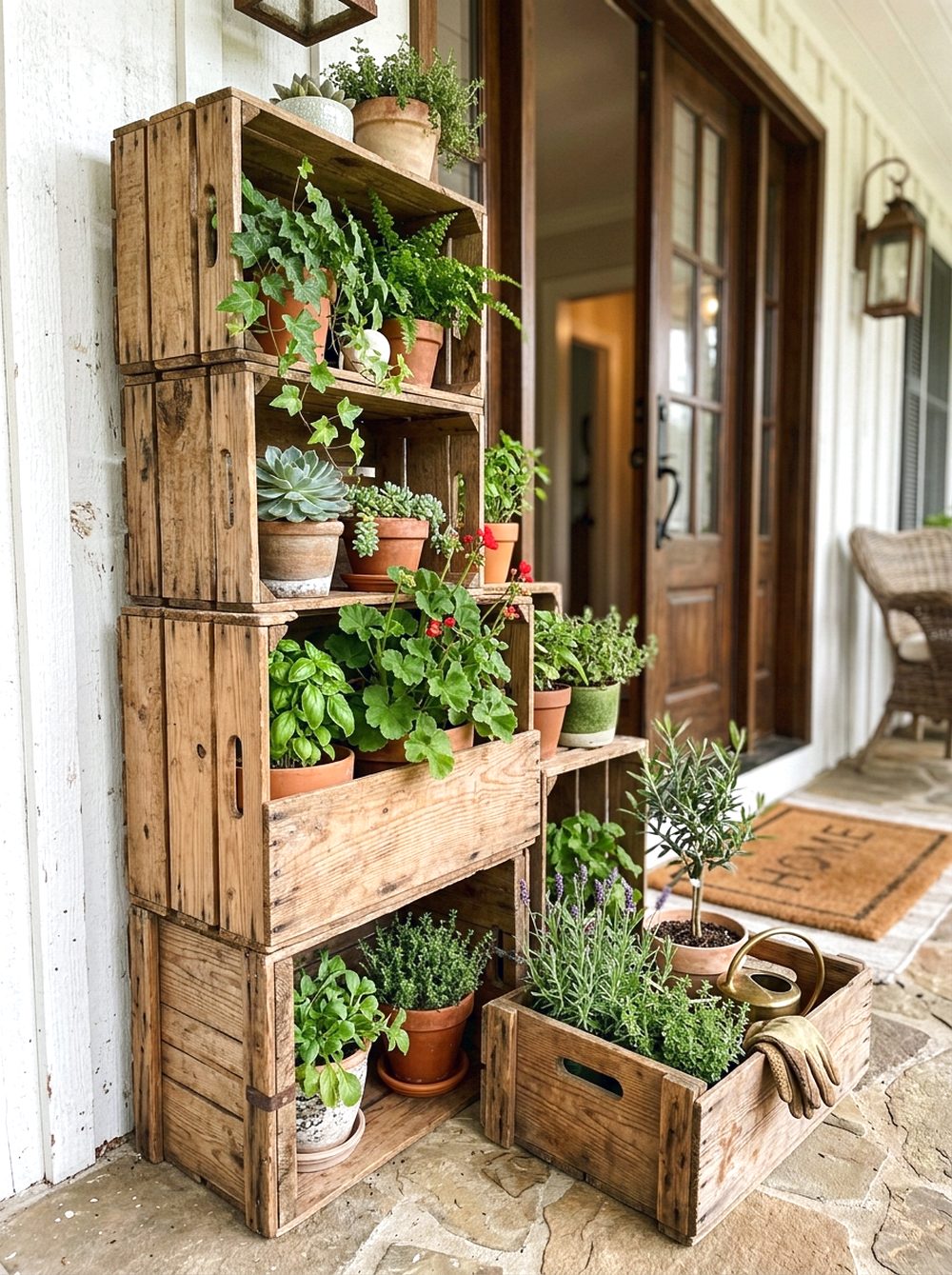 Garden Crate Display
